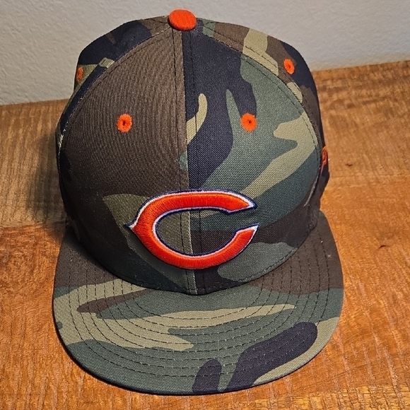 New Era Other - Camo Chicago Bears New Era  Cap with Orange Accents